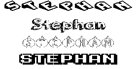 Coloriage Stephan