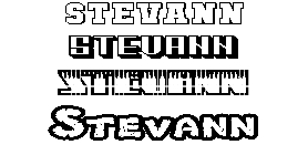 Coloriage Stevann