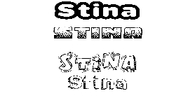 Coloriage Stina