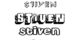 Coloriage Stiven