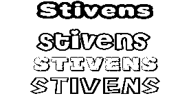 Coloriage Stivens