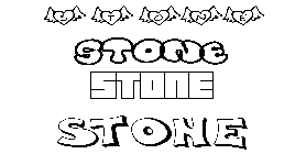 Coloriage Stone