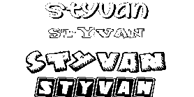 Coloriage Styvan