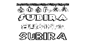 Coloriage Subira