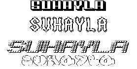 Coloriage Suhayla