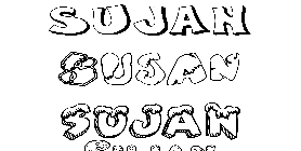 Coloriage Sujan