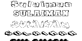Coloriage Sulaiman