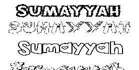 Coloriage Sumayyah
