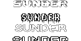 Coloriage Sunder