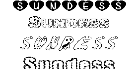 Coloriage Sundess