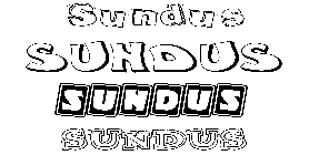 Coloriage Sundus