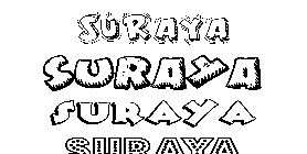 Coloriage Suraya