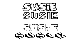 Coloriage Susie