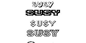 Coloriage Susy