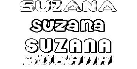 Coloriage Suzana