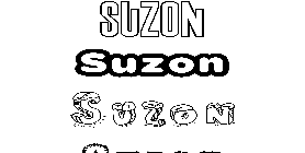 Coloriage Suzon