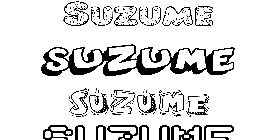 Coloriage Suzume