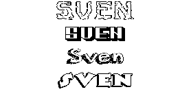 Coloriage Sven