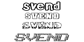 Coloriage Svend