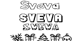 Coloriage Sveva