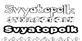 Coloriage Svyatopolk