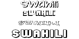 Coloriage Swahili
