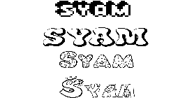 Coloriage Syam