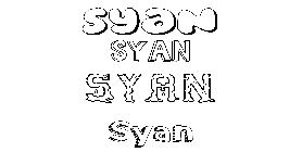 Coloriage Syan