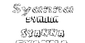 Coloriage Syanna