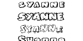 Coloriage Syanne