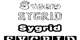 Coloriage Sygrid