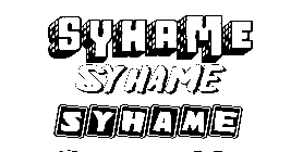 Coloriage Syhame