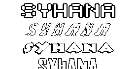 Coloriage Syhana