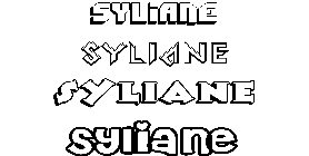 Coloriage Syliane