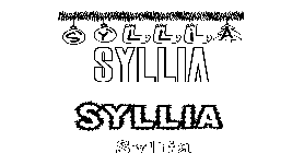 Coloriage Syllia