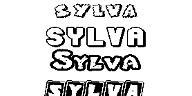 Coloriage Sylva