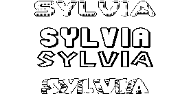 Coloriage Sylvia