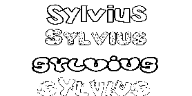 Coloriage Sylvius