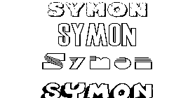 Coloriage Symon