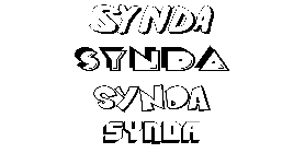 Coloriage Synda