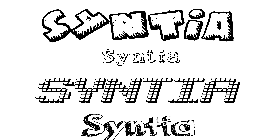 Coloriage Syntia