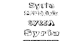 Coloriage Syria