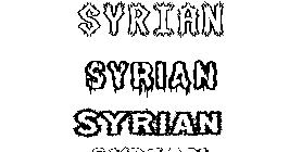 Coloriage Syrian