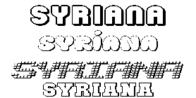 Coloriage Syriana