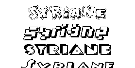 Coloriage Syriane