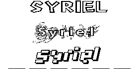 Coloriage Syriel