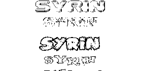 Coloriage Syrin