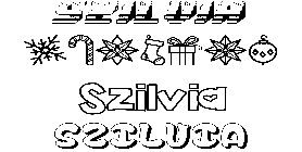 Coloriage Szilvia