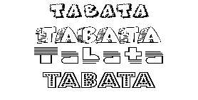 Coloriage Tabata