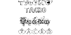 Coloriage Tacko